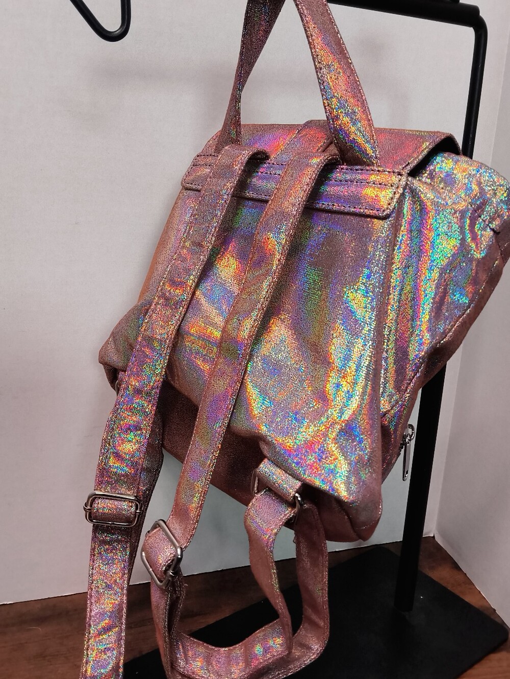 Wild Fable Pink Iridescent Mini Backpack - Picture 2 of 4